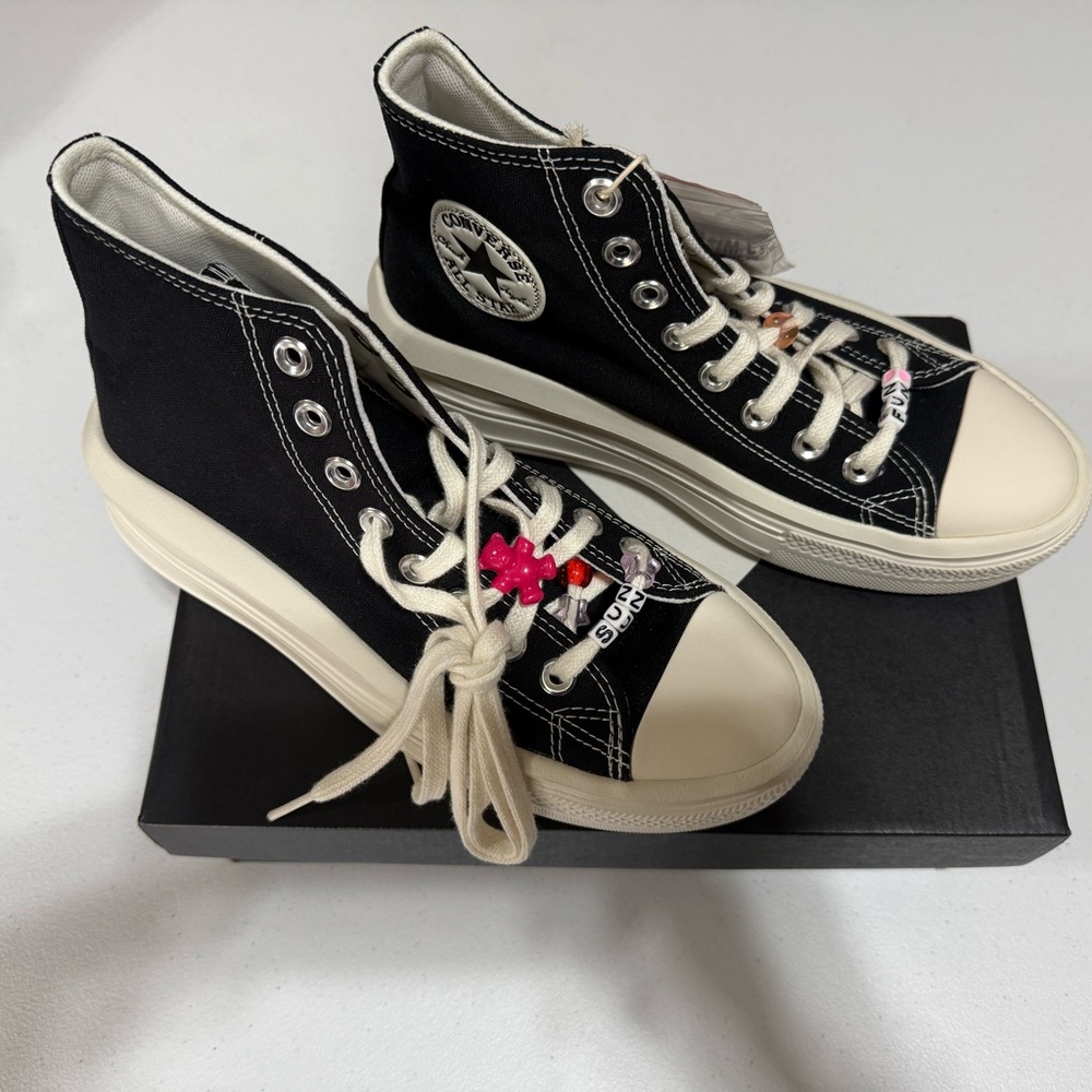 Converse Chuck Taylor All Star Lift High Top Sneakers – Black/purple (Women’s)